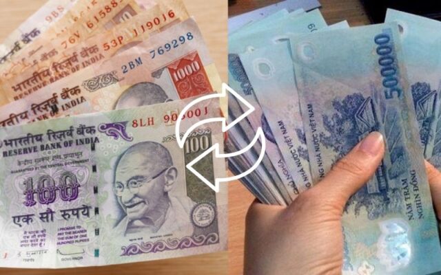 Nhu cầu trao đổi đồng Rupee sang VND (ảnh sưu tầm)