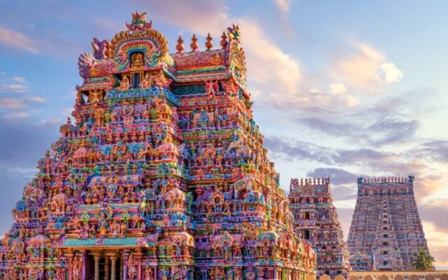 Đền Sri Ranganathaswamy mang vẻ ngoài đầy rực rỡ