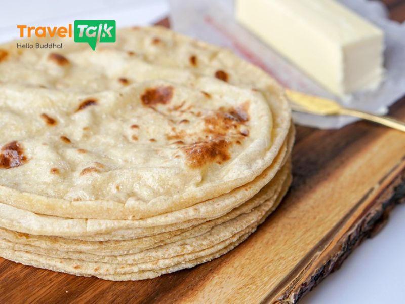 Roti/Chapati là món bánh mì hàng ngày của người Ấn