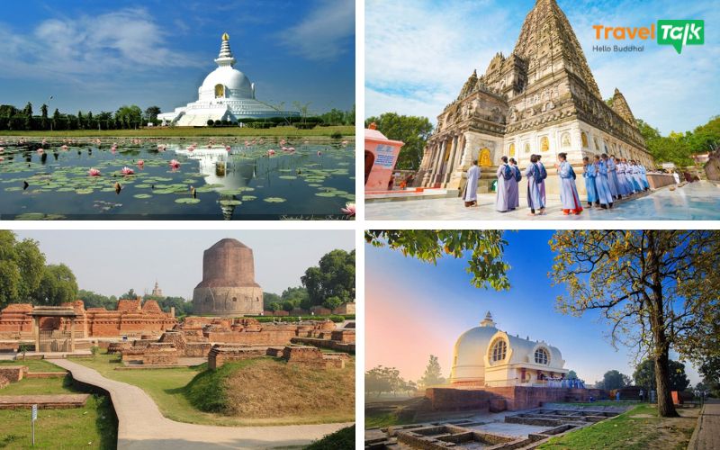 4 Thánh tích Phật giáo Ấn Độ: dấu chân Đức Phật ở đất Thánh