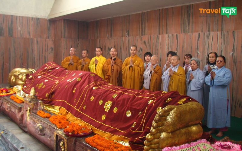 4 Thánh tích Phật giáo Ấn Độ: dấu chân Đức Phật ở đất Thánh