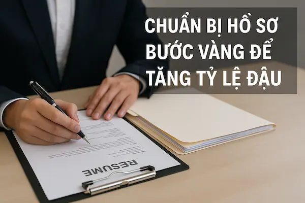Chuẩn bị hồ sơ – Bước vàng để tăng tỷ lệ đậu