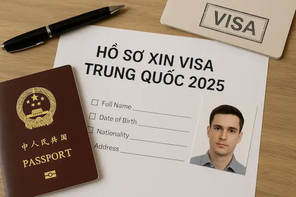 Hồ sơ xin Visa Trung Quốc 2025