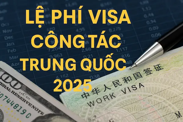 Lệ phí Visa Công tác Trung Quốc 2025