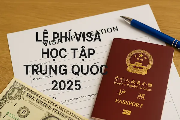 Lệ phí Visa Học tập Trung Quốc 2025