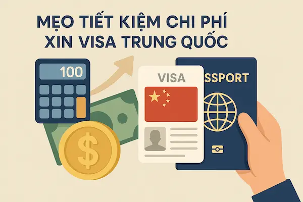 Mẹo tiết kiệm chi phí xin Visa Trung Quốc
