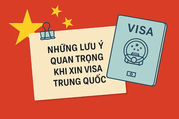 Những lưu ý quan trọng khi xin Visa Trung Quốc