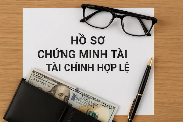 Hồ sơ chứng minh tài chính hợp lệ