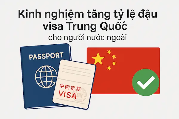 Kinh nghiệm tăng tỷ lệ đậu Visa Trung Quốc cho người nước ngoài