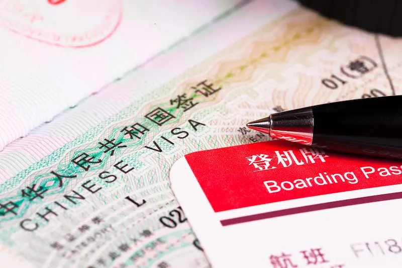Quy trình làm visa Trung Quốc và các khoản phí khác