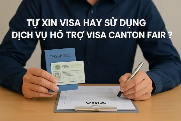 Tự xin visa hay sử dụng dịch vụ hỗ trợ visa Canton Fair?