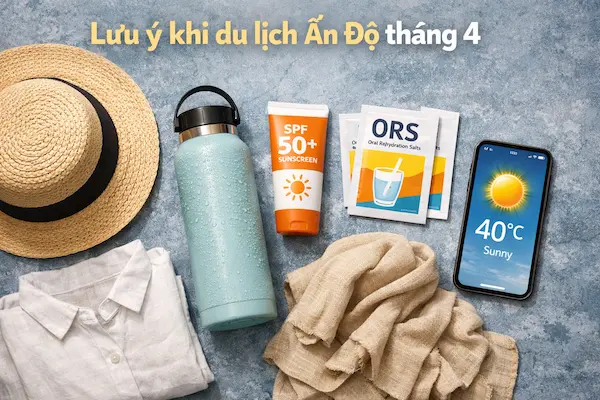 Lưu ý khi du lịch Ấn Độ tháng 4