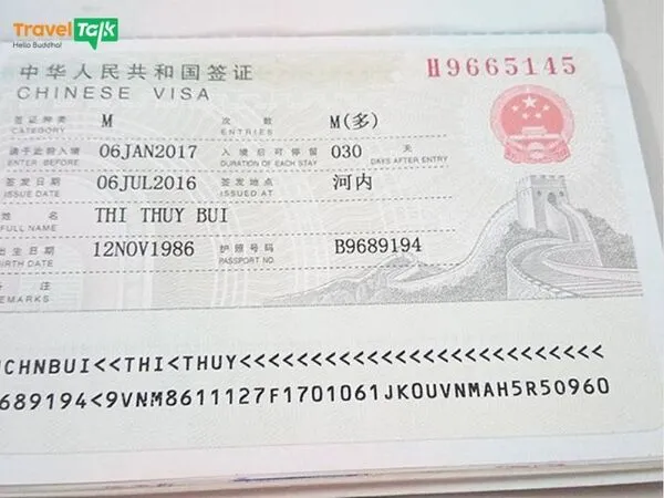 Thủ tục xin visa Trung Quốc cho người đi công tác