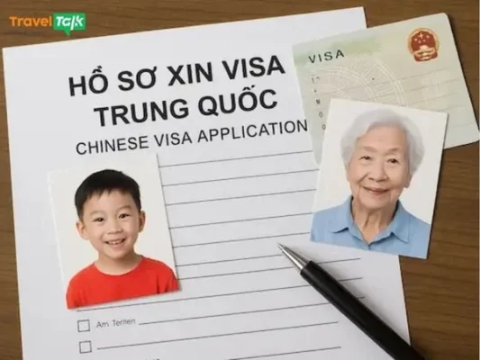 Thủ tục xin visa Trung Quốc cho trẻ em