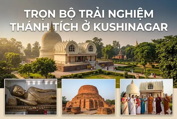 Trọn bộ trải nghiệm thánh tích ở Kushinagar