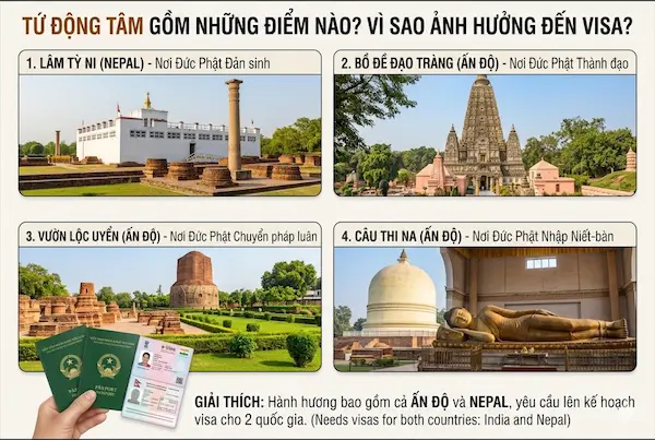 Tứ Động Tâm gồm những điểm nào? Vì sao ảnh hưởng đến visa?