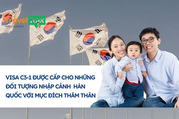 Visa thăm thân Hàn Quốc được cấp cho những trường hợp có mối quan hệ rõ ràng với người đang sinh sống hợp pháp tại Hàn Quốc