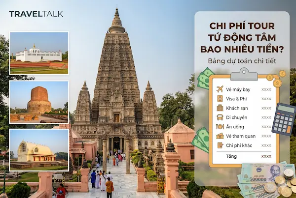 Chi phí Tour Tứ Động Tâm bao nhiêu tiền? Bảng dự toán chi tiết