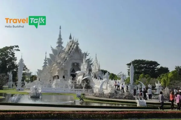 Wat Rong Khun là biểu tượng nổi bật nhất của Chiang Rai
