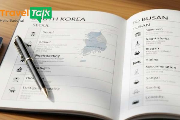 Hồ Sơ Visa Hàn Quốc: Checklist Đầy Đủ Và Thứ Tự Sắp Xếp “Hồ Sơ Sạch” 2 Hồ sơ chứng minh lịch trình chuyến đi
