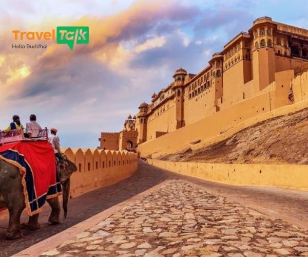 Chơi gì ở Tam Giác Vàng - Khám phá pháo đài Amber vẻ đẹp kiến trúc Ấn Độ