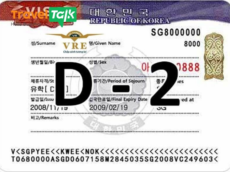 Visa du học (D-2, D-4)