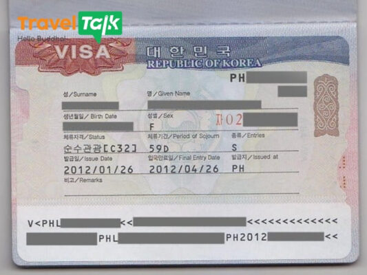 các loại visa Hàn Quốc