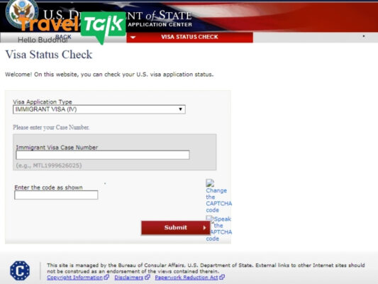 Kiểm tra tình trạng Visa