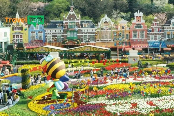 Everland thường là điểm mà nhiều người chọn dành trọn một ngày khi đi du ljch Hàn Quốc tháng 6