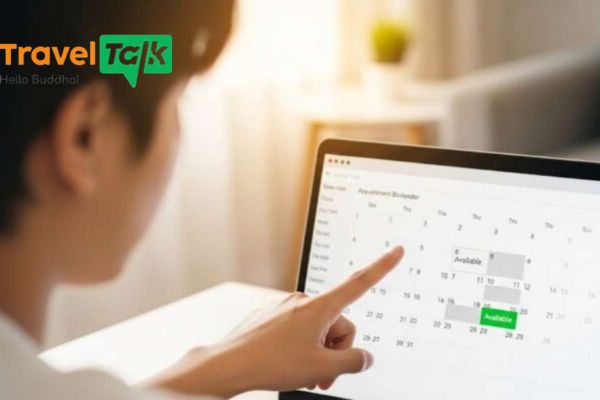 Nên đặt lịch hẹn trước ít nhất 4–8 tuần so với ngày dự kiến khởi hành