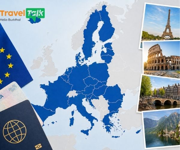 Visa Schengen loại C cho phép bạn di chuyển tự do trong toàn bộ khu vực Schengen