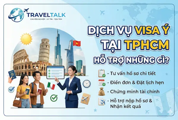 Dịch vụ visa Ý tại TPHCM hỗ trợ những gì?