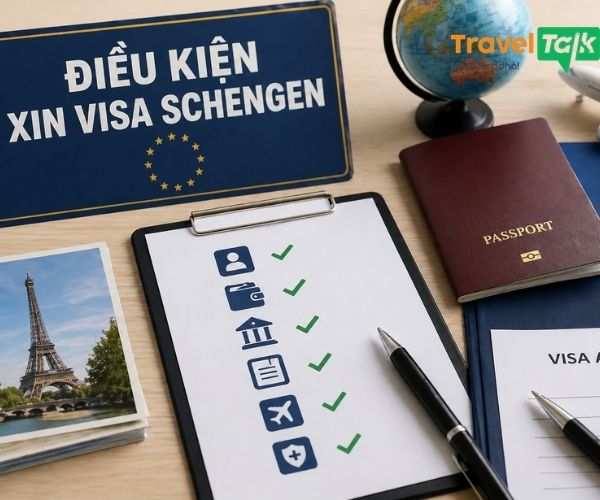 Điều kiện xin visa Schengen tự túc