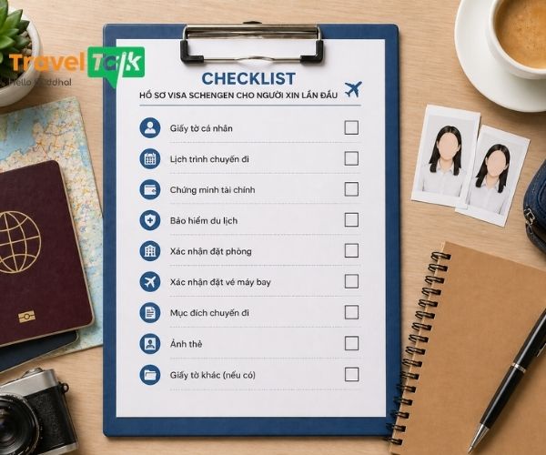 Checklist hồ sơ visa Schengen cho người xin lần đầu