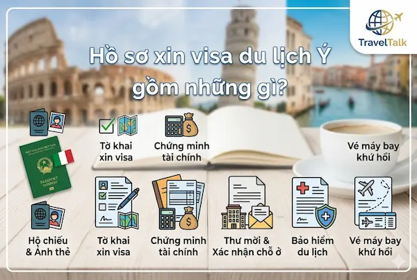 Hồ sơ xin visa du lịch Ý gồm những gì?