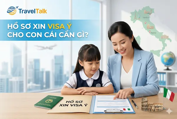 Hồ sơ xin visa Ý cho con cái cần gì?