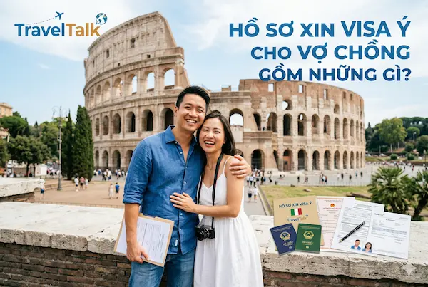 Hồ sơ xin visa Ý cho vợ chồng gồm những gì?