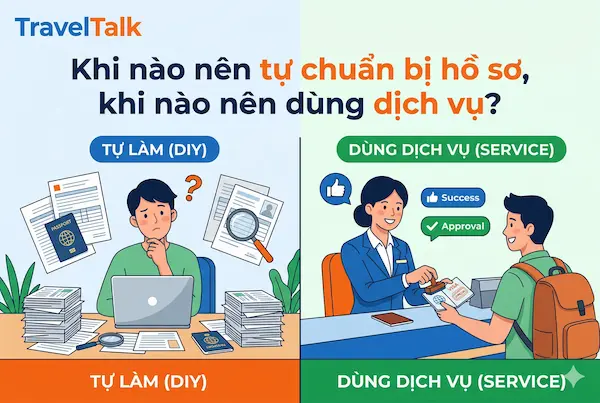 Khi nào nên tự chuẩn bị hồ sơ, khi nào nên dùng dịch vụ?