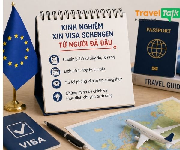 Kinh nghiệm xin visa Schengen từ người đã đậu