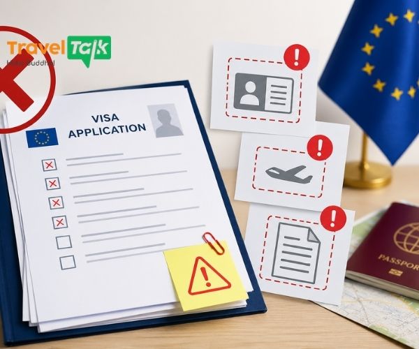 lỗi thường gặp khi xin visa Schengen