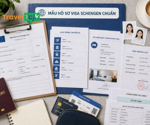 Mẫu hồ sơ visa Schengen chuẩn