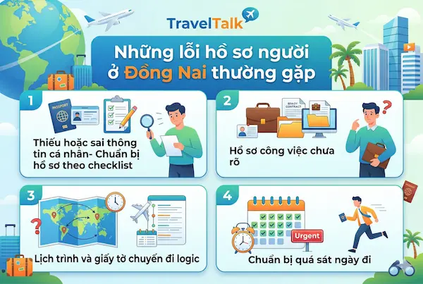 Những lỗi hồ sơ người ở Đồng Nai thường gặp