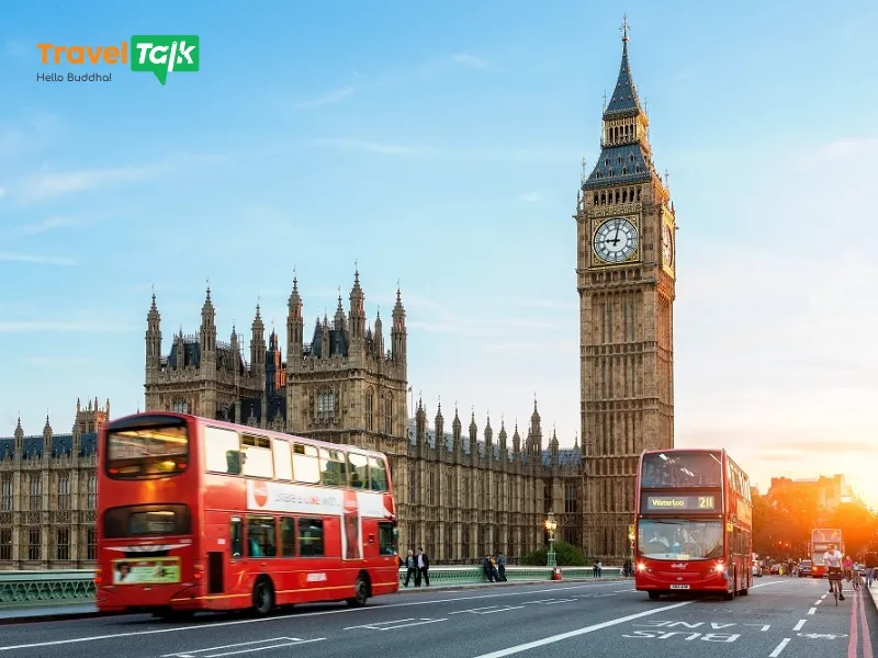 nước nào nổi tiếng với tháp đồng hồ big ben
