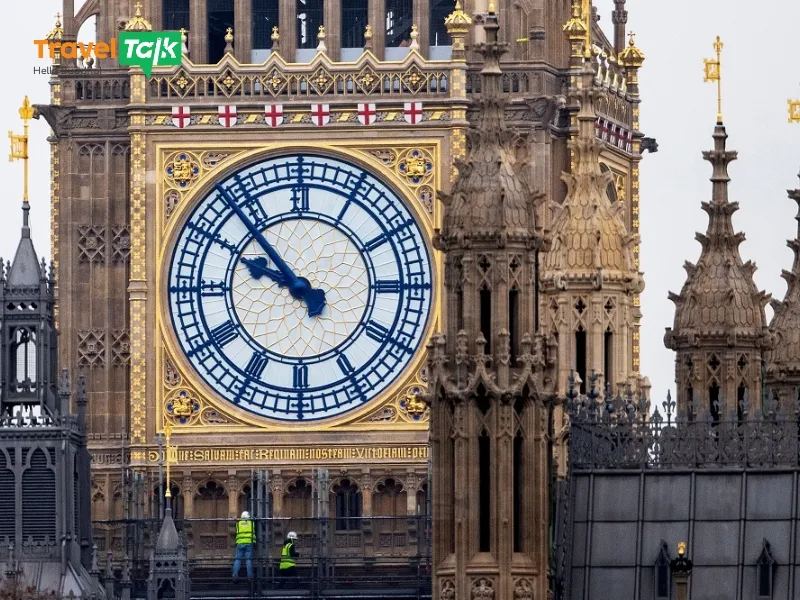 nước nào nổi tiếng với tháp đồng hồ big ben