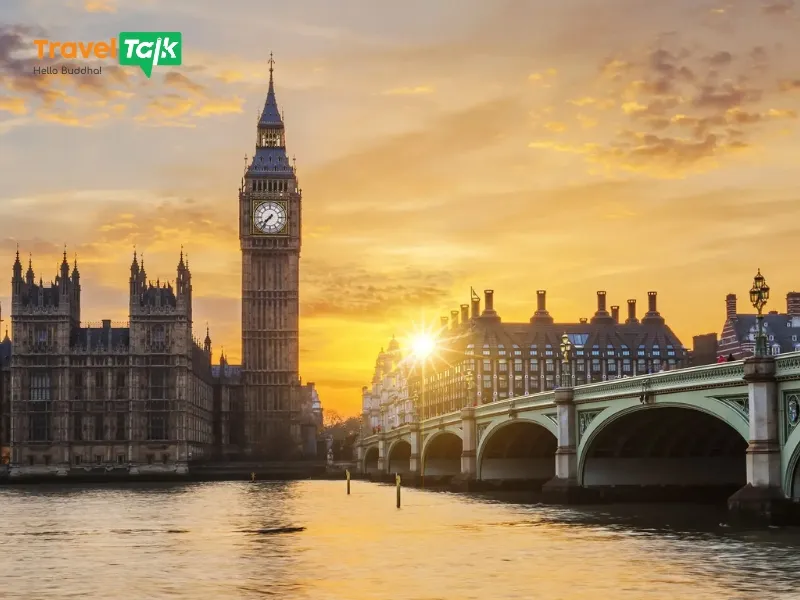 nước nào nổi tiếng với tháp đồng hồ big ben