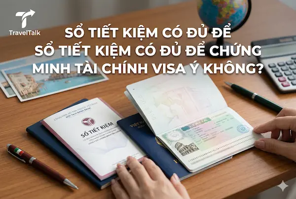 Sổ tiết kiệm có đủ để chứng minh tài chính visa Ý không?