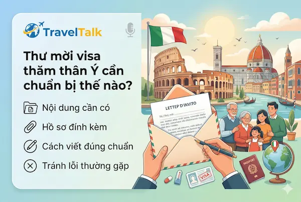 Thư mời visa thăm thân Ý cần chuẩn bị thế nào?
