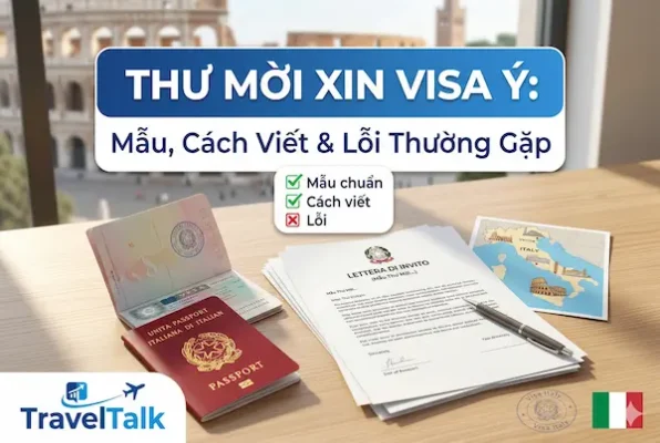 Thư mời xin visa Ý: Mẫu, cách viết và lỗi thường gặp