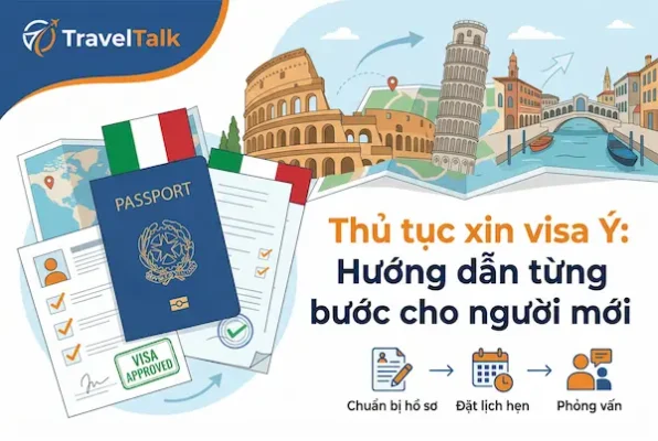 Thủ tục xin visa Ý: Hướng dẫn từng bước cho người mới