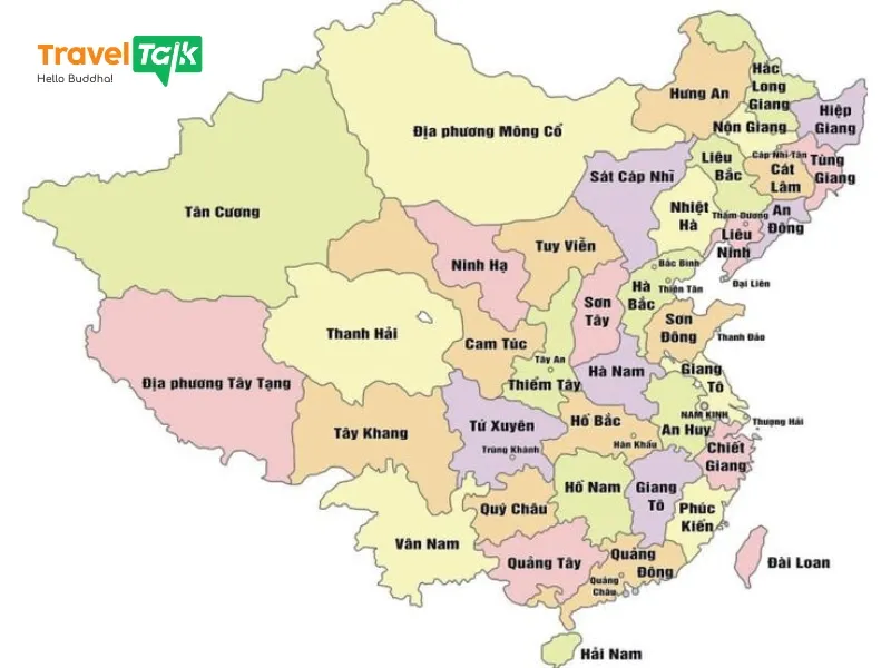trung quốc có bao nhiêu tỉnh